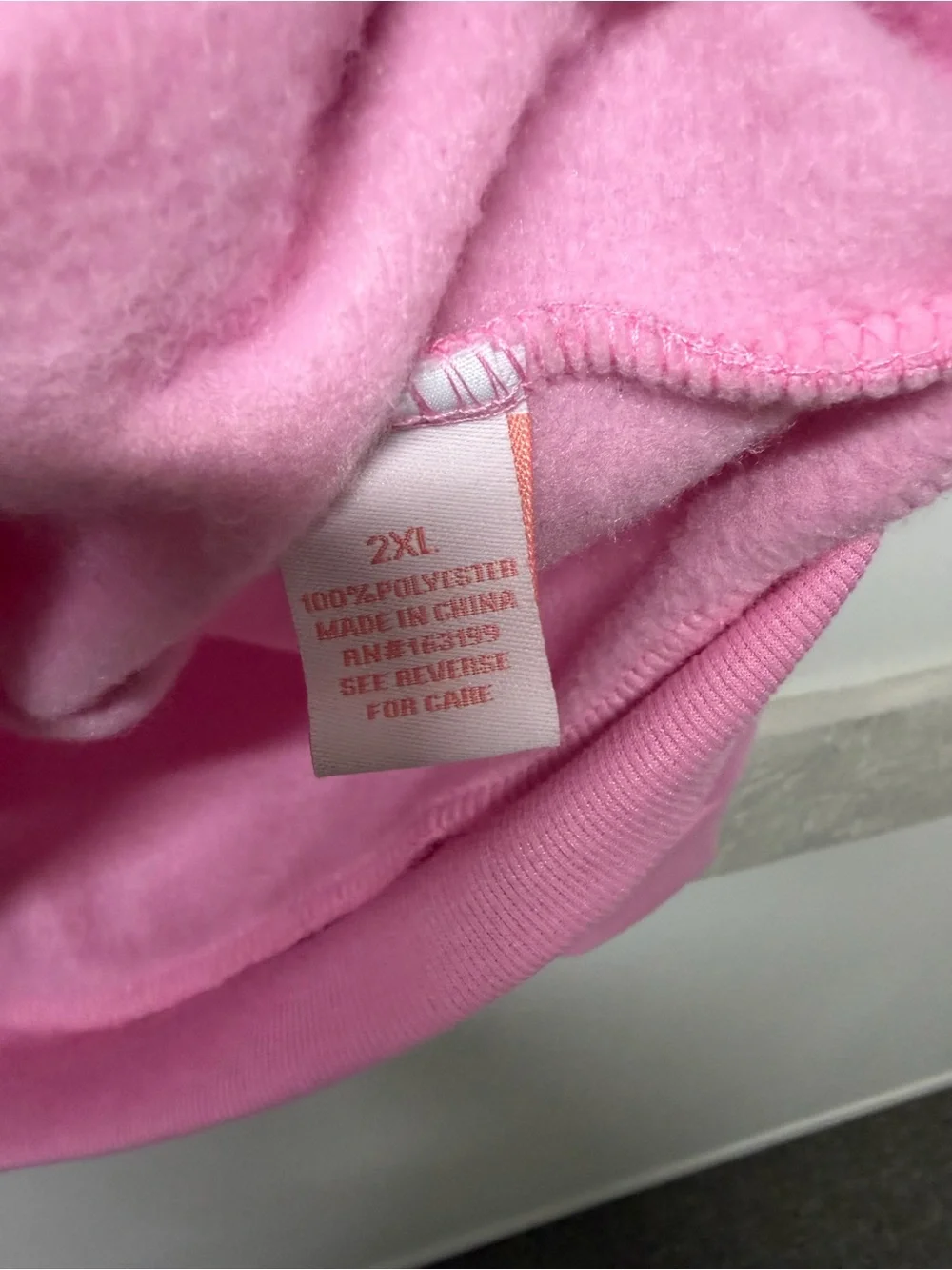Cute 2XL Pink Bow Sweatshirt